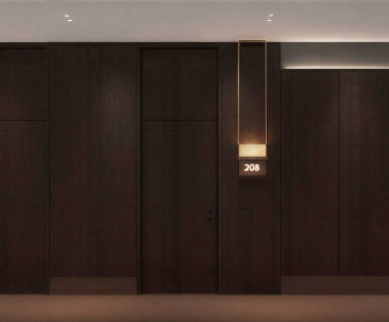 Modern Corridor Elevator Hall-ID:251974113