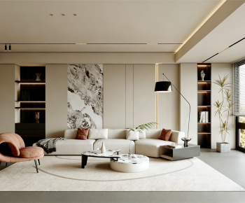 Modern A Living Room-ID:809359674