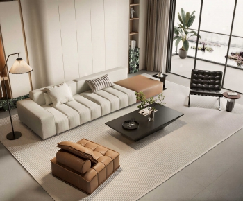 New Chinese Style Sofa Combination-ID:616175897