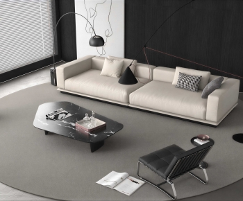 New Chinese Style Sofa Combination-ID:240537883