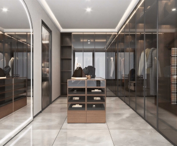 Modern Clothes Storage Area-ID:963524109