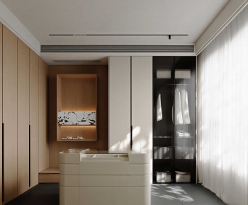 Modern Clothes Storage Area-ID:654495002