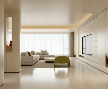 Modern A Living Room-ID:391201975