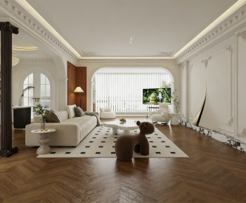 French Style A Living Room-ID:798983106