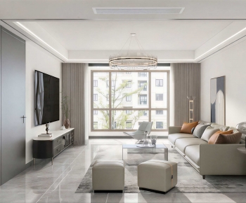 Modern A Living Room-ID:299649954