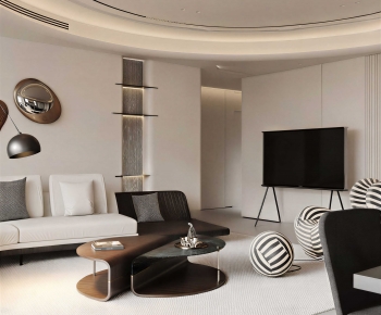 Modern A Living Room-ID:684295898