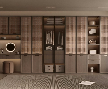 Modern Clothes Storage Area-ID:157078034