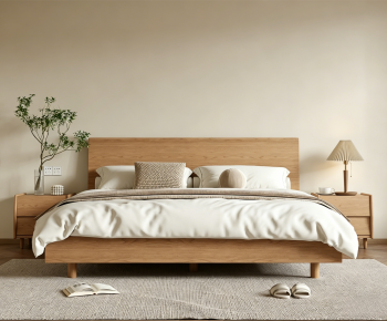 Modern Double Bed-ID:567397123
