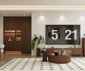 Modern A Living Room-ID:698205959