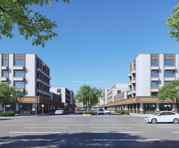 Modern Appearance Of Commercial Building-ID:101709455
