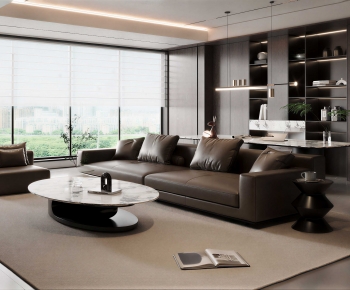 Modern A Living Room-ID:192620043