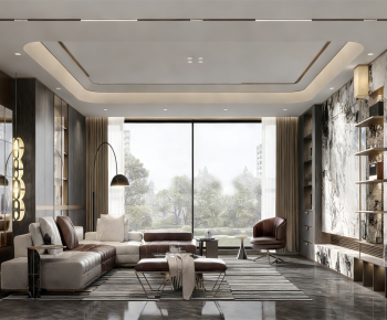 Modern A Living Room-ID:385341886