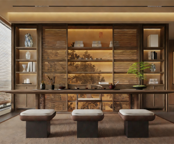 New Chinese Style Tea House-ID:725032098
