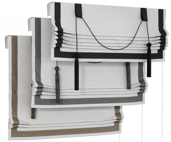 New Chinese Style Roman Curtain-ID:729360106