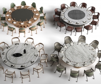 Modern Dining Table And Chairs-ID:158081121