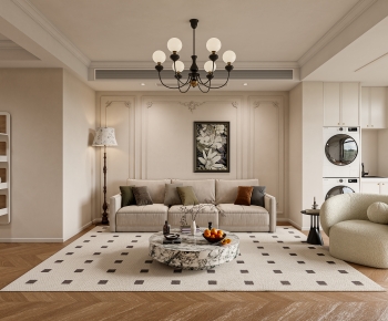 French Style A Living Room-ID:872092016