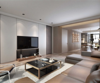 Modern A Living Room-ID:761079852