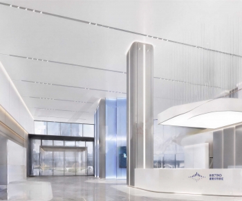 Modern Office Reception Desk-ID:751431947