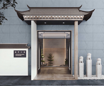 New Chinese Style Door-ID:615820937