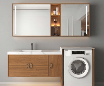 Modern Laundry Cabinet-ID:445409066