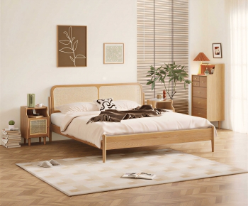 New Chinese Style Double Bed-ID:493947989