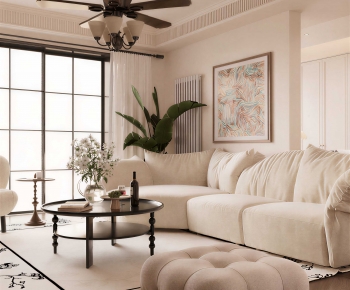 Modern A Living Room-ID:725099095