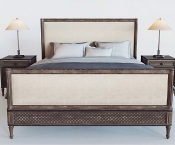 Modern Double Bed-ID:558626895
