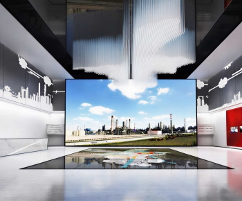 Modern Exhibition Hall-ID:267927898
