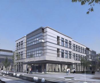 Modern Appearance Of Commercial Building-ID:252253064