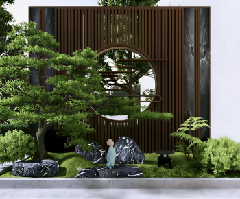 New Chinese Style Courtyard/landscape-ID:532864091