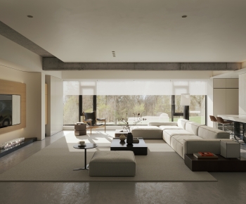 Modern A Living Room-ID:482290038