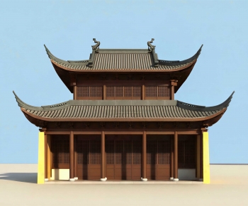Chinese Style Ancient Architectural Buildings-ID:800787936