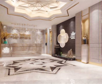 New Chinese Style Lobby Hall-ID:963849075