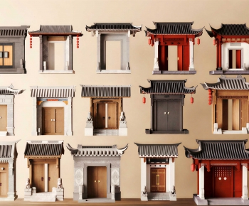New Chinese Style Gate-ID:390539885