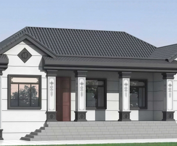 New Chinese Style Residential Building-ID:257658007