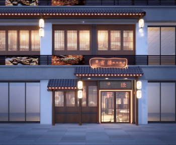 Modern Facade Element-ID:416481025