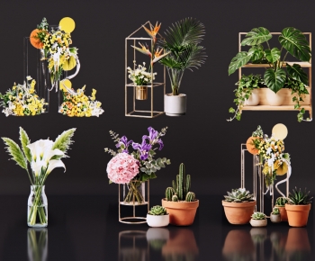 Modern Ground Green Plant Potted Plants-ID:625498069