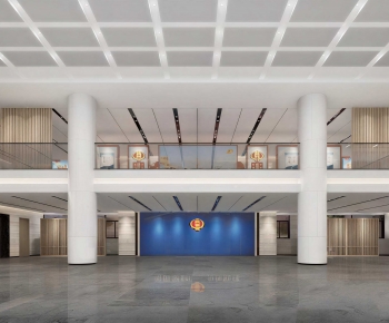 Modern Office Reception Desk-ID:156054975
