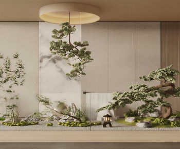 New Chinese Style Plant Landscaping-ID:153258098
