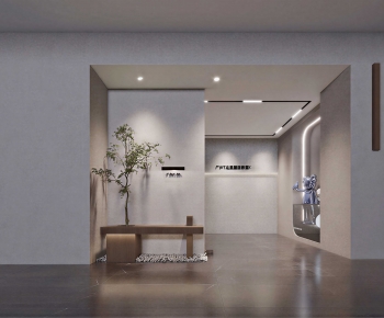 Modern Office Reception Desk-ID:402081036