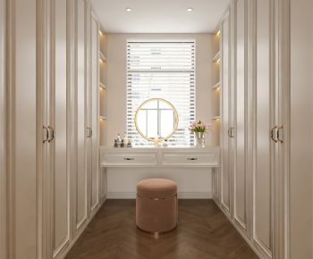 French Style Clothes Storage Area-ID:725667006