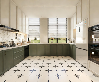 French Style Open Kitchen-ID:570352082