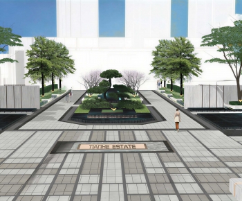 New Chinese Style Courtyard/landscape-ID:954229124