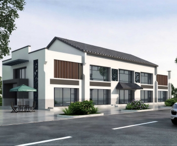 Modern Building Appearance-ID:207032928