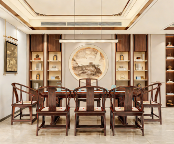 New Chinese Style Tea House-ID:924695975