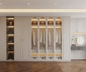 French Style Clothes Storage Area-ID:499732972