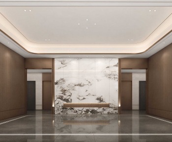 Modern Office Reception Desk-ID:602297072