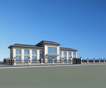 Modern Appearance Of Commercial Building-ID:446254013