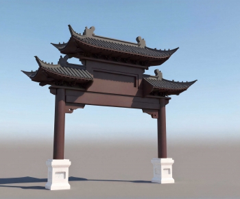 Chinese Style Building Component-ID:768311023