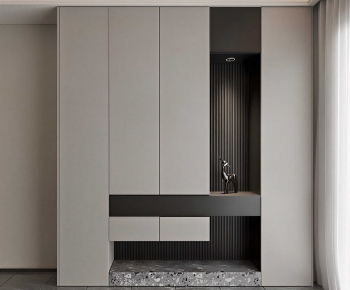 Modern Entrance Cabinet-ID:105490717